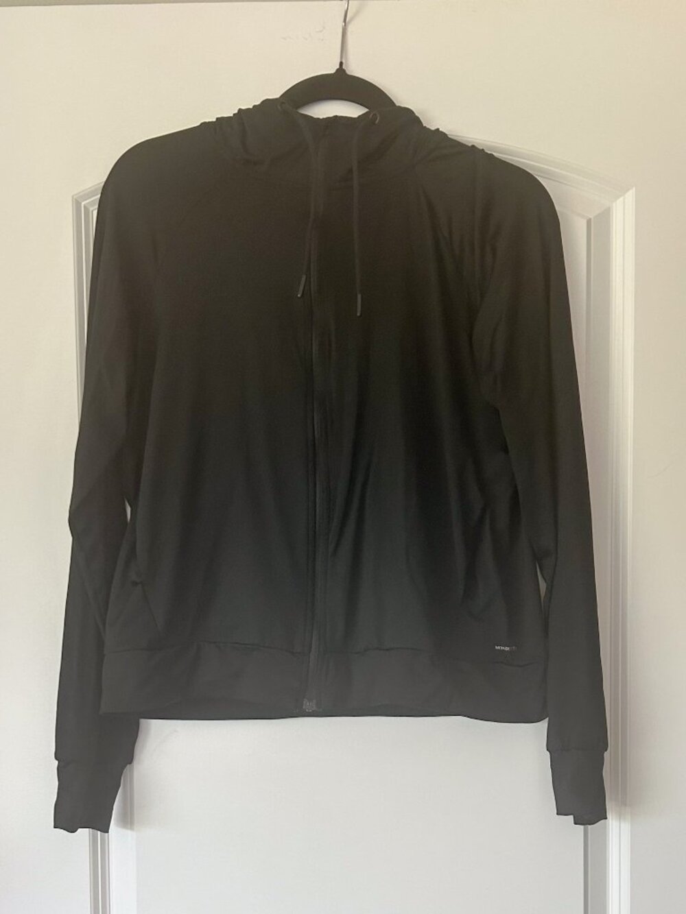 Black Mondetta Zip Up Hoodie Lightweight size small